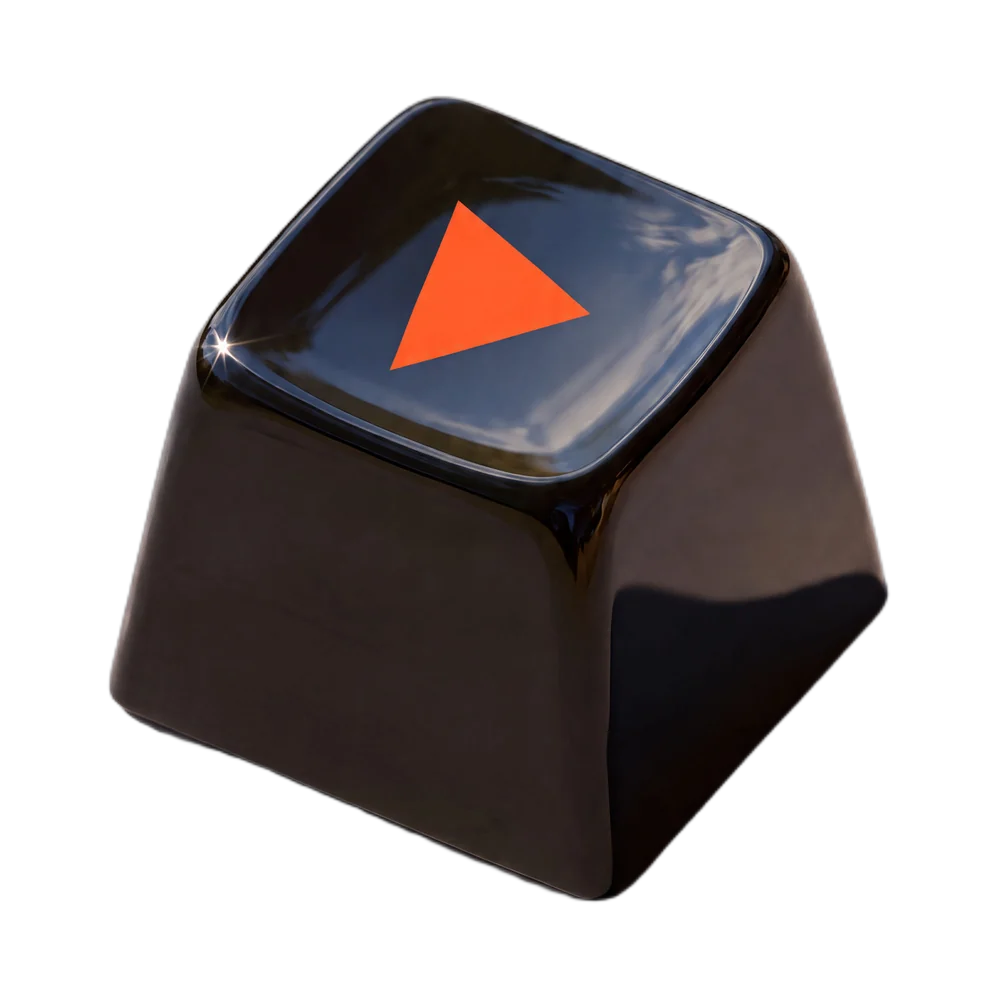 Touche noire, symbole vidéo