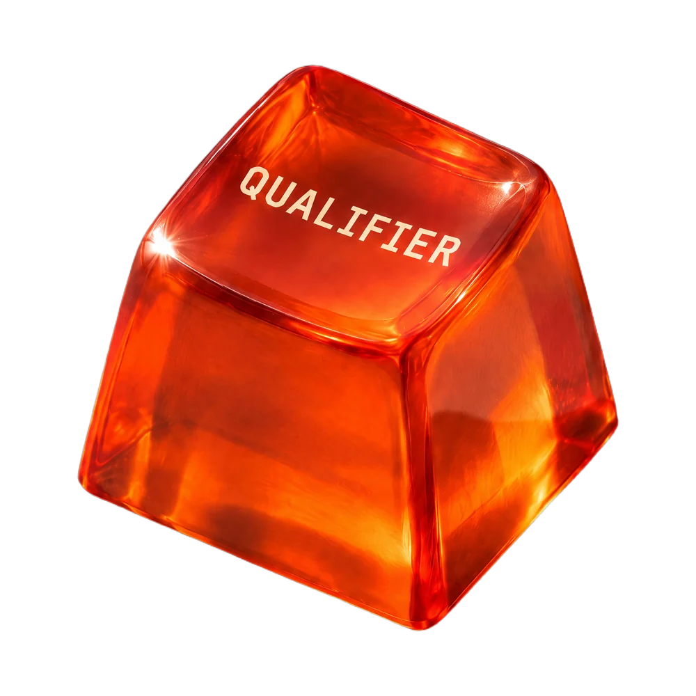 Touche orange QUALIFIER