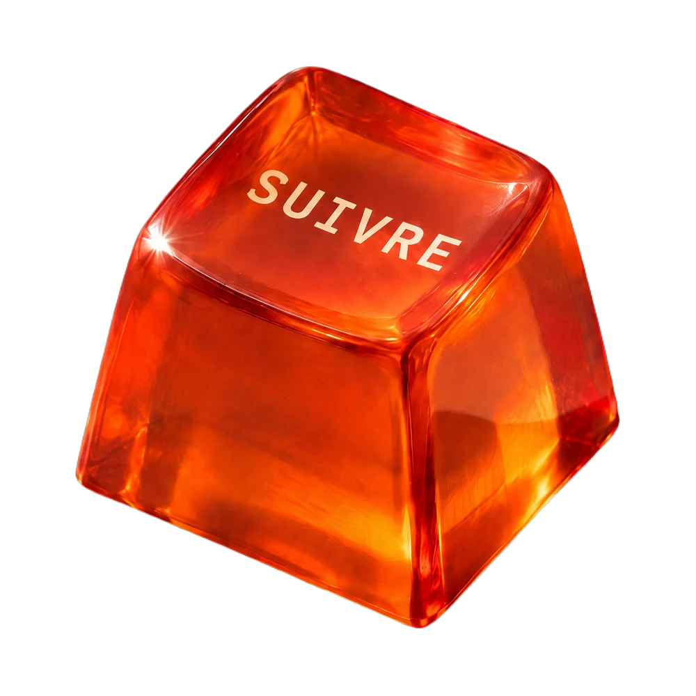 Touche orange SUIVRE